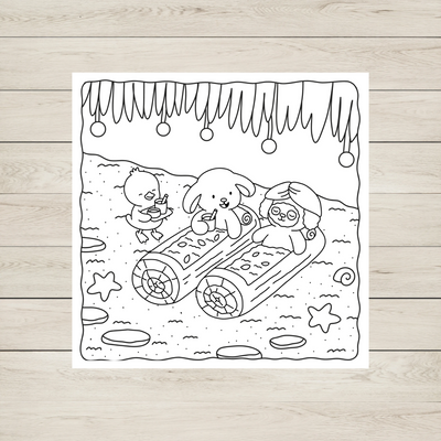 Coloring Without Limits – Spa Friends: Malebog for børn og voksne.